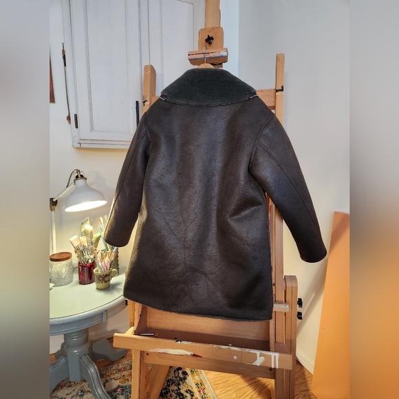 Mango Reversible Faux Shearling Coat BNWT - Picture 6 of 11